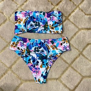 Floral swim suit